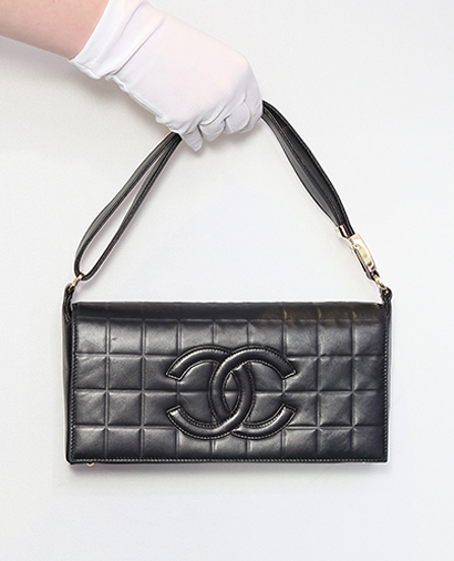 Square Stitch Shoulder Bag, front view